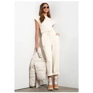 Tart Senona Cream Jumpsuit Size: XS